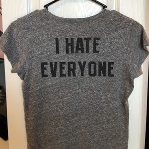 Brandy Melville “I Hate Everyone” Tee